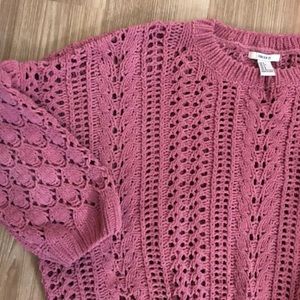 Crochet sweater